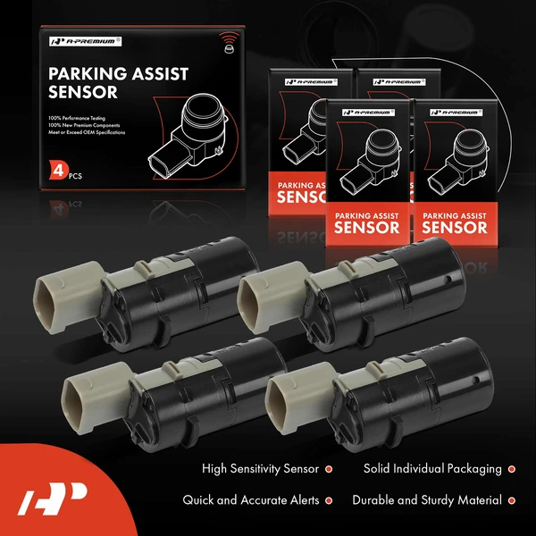 4 Pcs Front Parking Assist Sensor for Volvo S40 2008-2012 S60 2005-2009 V50 V70