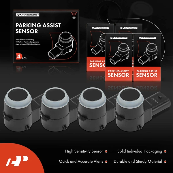 4 Pcs Front Parking Assist Sensor for Mercedes-Benz W204 W205 C300 C350 12-14