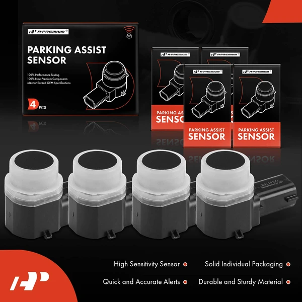 4 Pcs Front Outer Backup Parking Assist Sensor for Ford Escape 2017-2019