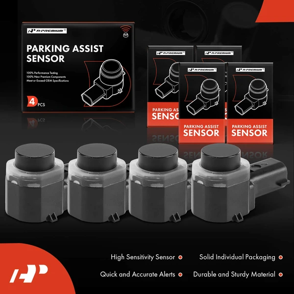 4 Pcs Rear Outer & Inner Backup Parking Assist Sensor for Ford F-250 Super Duty