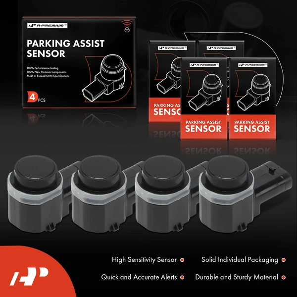 4 Pcs Parking Assist Sensor for Toyota Corolla Hyundai Santa Fe