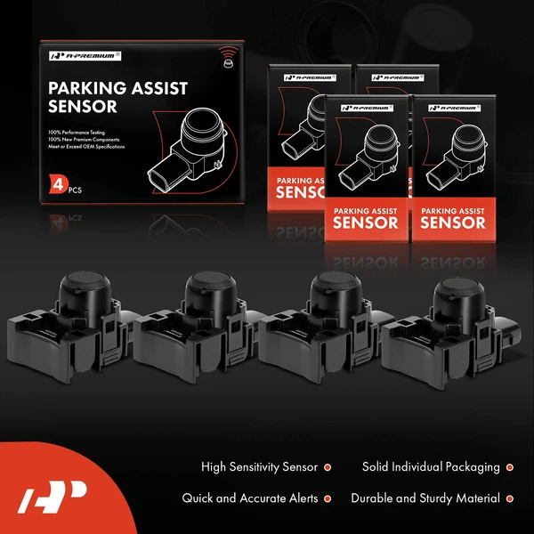 4 Pcs Parking Assist Sensor for Toyota 4Runner 2010-2013 Lexus IS200t IS250