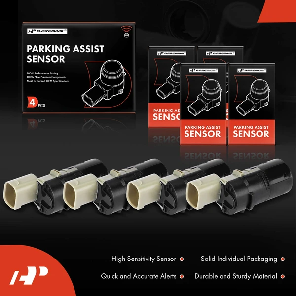 4 Pcs Front Parking Assist Sensor for BMW E53 E60 E65 E83 525i 530i 545i X3