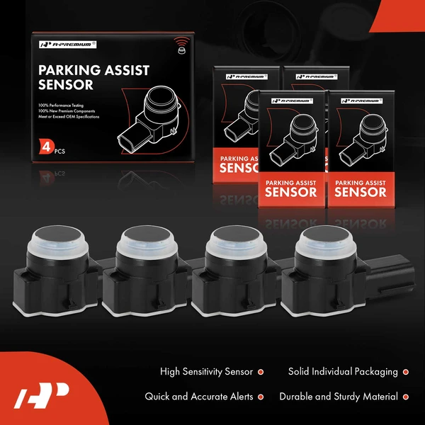 4 Pcs Parking Assist Sensor for Jeep Grand Cherokee Dodge Chrysler 2015-2017