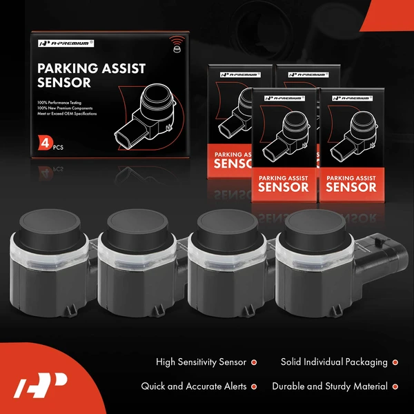 4 Pcs Rear Parking Assist Sensor for Ford Escape 13-16 Transit-150 250