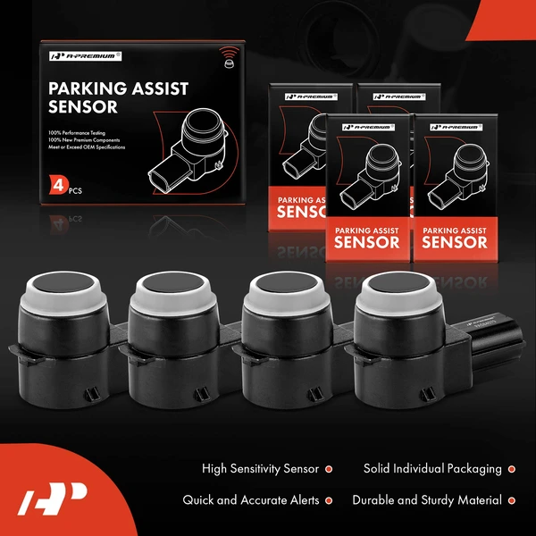 4 Pcs Parking Assist Sensor for Chevy Express 1500 2500 3500 GMC Savana