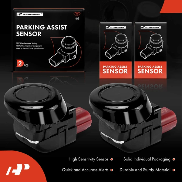 2 Pcs Front & Rear Parking Assist Sensor for Honda Odyssey 2005-2010 CR-V 10-13