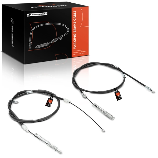 2 Pcs Rear Parking Brake Cable for 2004-2006 GMC Sierra 1500