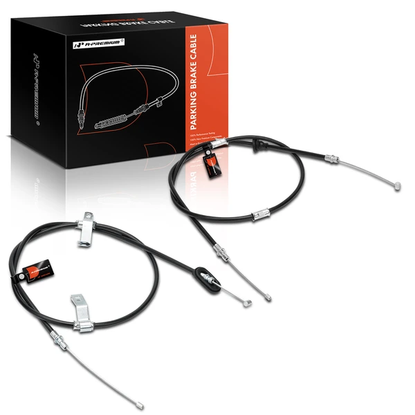 2 Pcs Rear Parking Brake Cable for 1999-2002 Hyundai Sonata