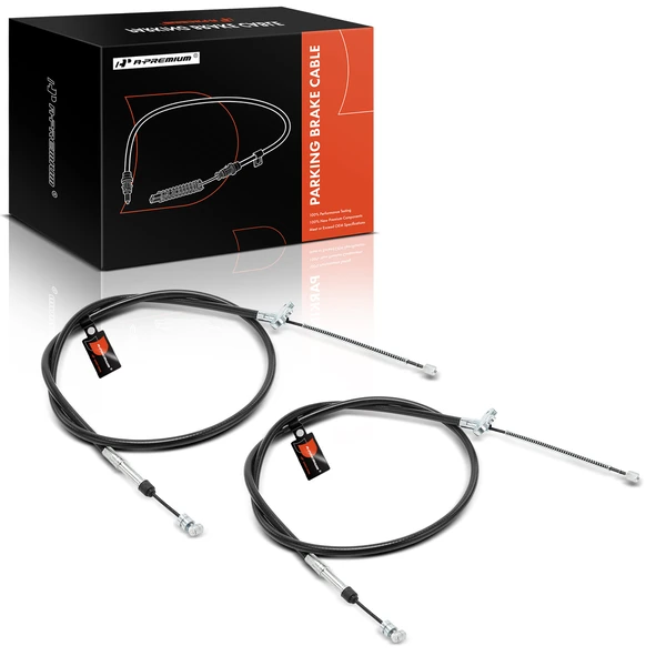 2 Pcs Rear Parking Brake Cable for 1993-1997 Geo Prizm