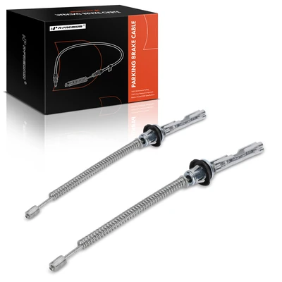 2 Pcs Rear Driver & Passenger Parking Brake Cable
