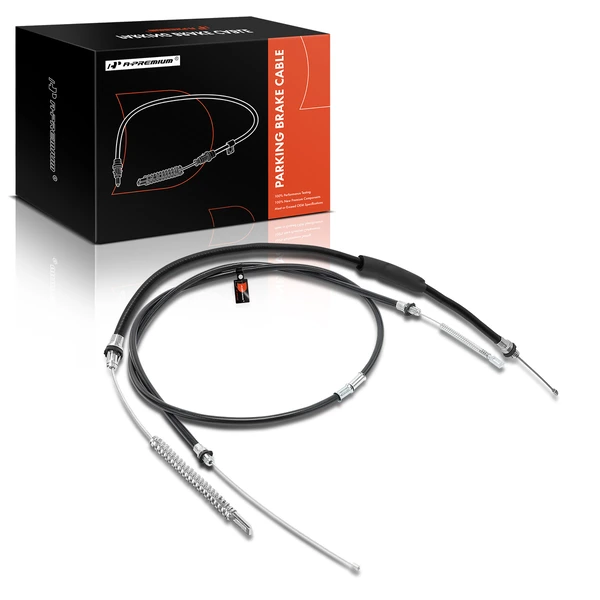 2 Pcs Rear Parking Brake Cable for 2000-2003 Ford F-150