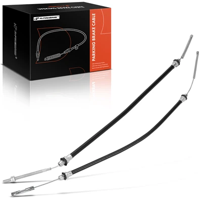 2 Pcs Rear Rear Parking Brake Cable