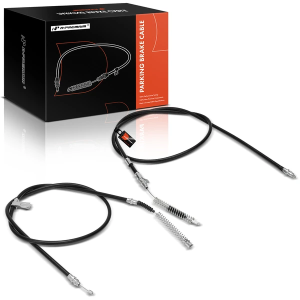 2 Pcs Rear Parking Brake Cable for Chevrolet Silverado 2500 HD Sierra 2500 HD