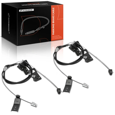 2 Pcs Rear Parking Brake Cable
