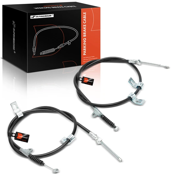 2 Pcs Rear Parking Brake Cable for 1991-1993 Nissan NX