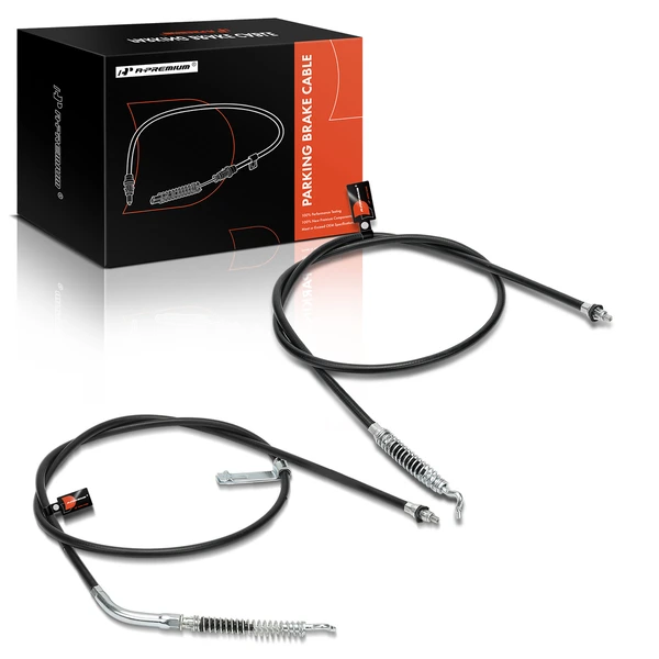 2 Pcs Rear Parking Brake Cable for Ford F-250 F-350 Super Duty 2000-2004