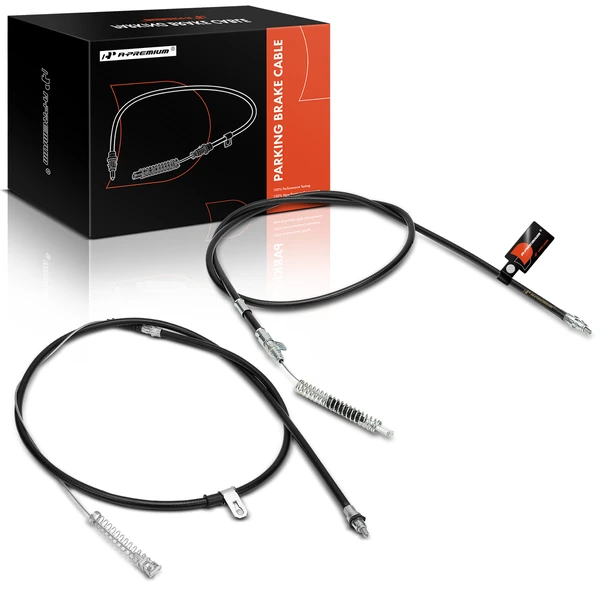 2 Pcs Rear Parking Brake Cable for 2001-2005 GMC Sierra 2500 HD