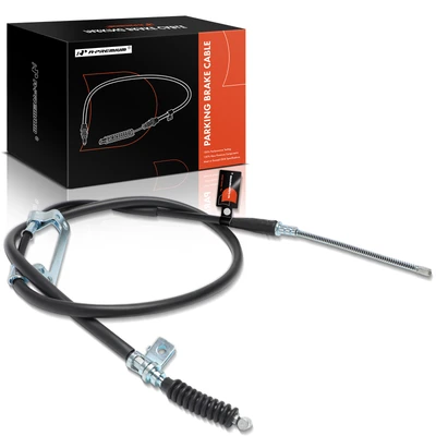 Rear Passenger Parking Brake Cable with Bracket