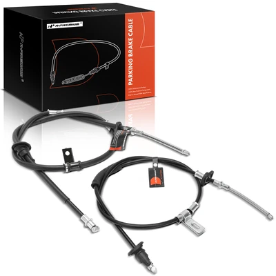 2 Pcs Rear Parking Brake Cable