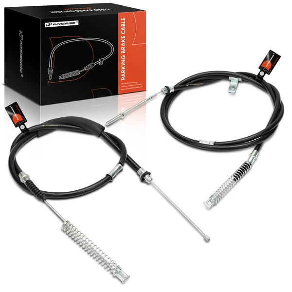 2 Pcs Rear Parking Brake Cable for 2003-2005 GMC Safari