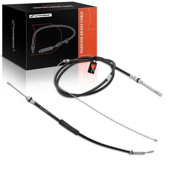 2 Pcs Rear Parking Brake Cable for 2000-2003 Ford F-150