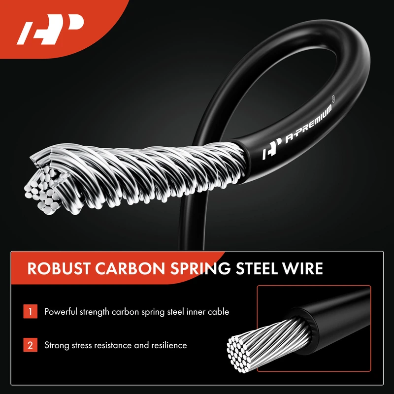 A-Premium APPBC488 Parking Brake Cable Rear Driver & Passenger
