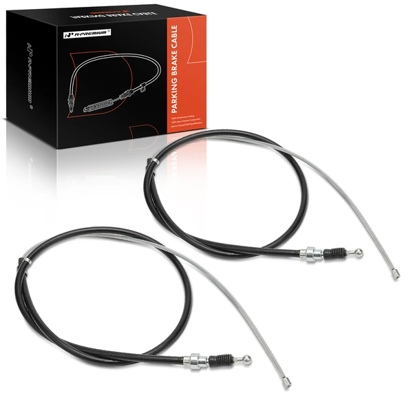 2 Pcs Rear Parking Brake Cable for 2003-2010 Volkswagen Beetle