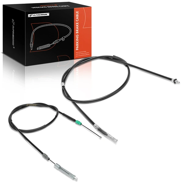 2 Pcs Rear Parking Brake Cable for Chevy Express 1500 GMC Savana 1500
