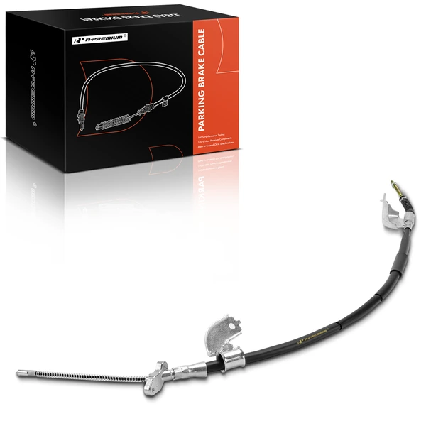 Rear Driver Parking Brake Cable with Bracket for 2005-2007 Toyota Sequoia