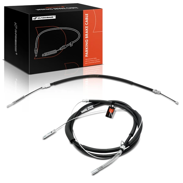 2 Pcs Rear Parking Brake Cable for 2006-2008 Ford F-150