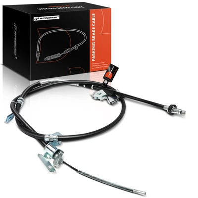 Rear Passenger Parking Brake Cable with Bracket