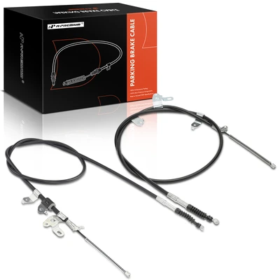 2 Pcs Rear Driver & Passenger Parking Brake Cable for 2003-2008 Toyota Prius