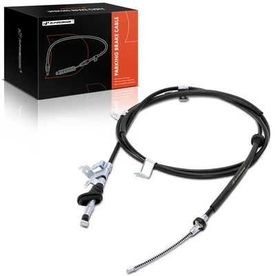 Rear Passenger Parking Brake Cable with Bracket
