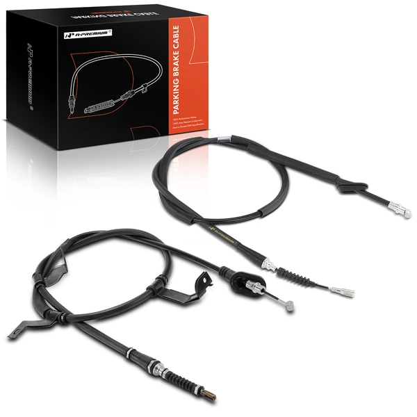 2 Pcs Rear Parking Brake Cable for 2005-2009 Kia Sportage