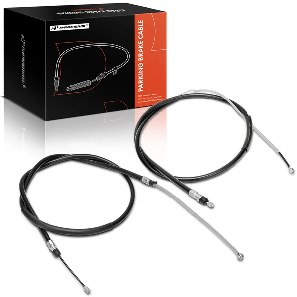 2 Pcs Rear Parking Brake Cable for 2004-2010 BMW X3
