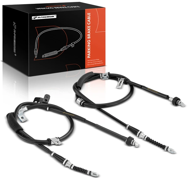 2 Pcs Rear Parking Brake Cable for 2005-2008 Hyundai Tiburon
