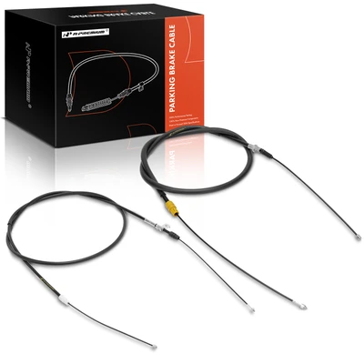 2 Pcs Rear Parking Brake Cable for 2009-2013 Chevrolet Silverado 1500