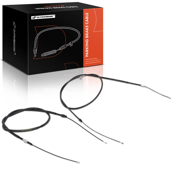 2 Pcs Rear Parking Brake Cable for Chevrolet Silverado 1500