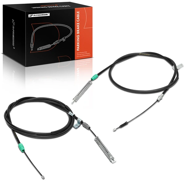 2 Pcs Rear Parking Brake Cable for 2009-2013 GMC Sierra 1500