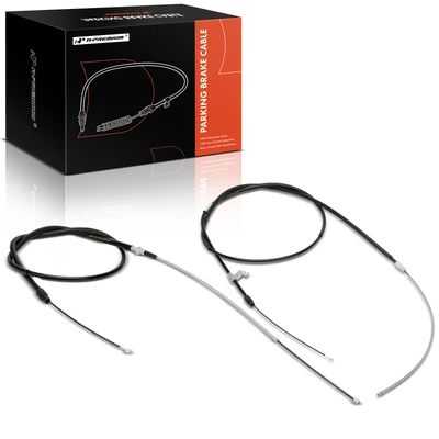 2 Pcs Rear Parking Brake Cable for 2009-2013 GMC Sierra 1500