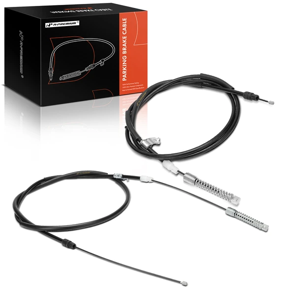 2 Pcs Rear Parking Brake Cable for Chevy Silverado 2500 HD GMC Sierra 2500 HD