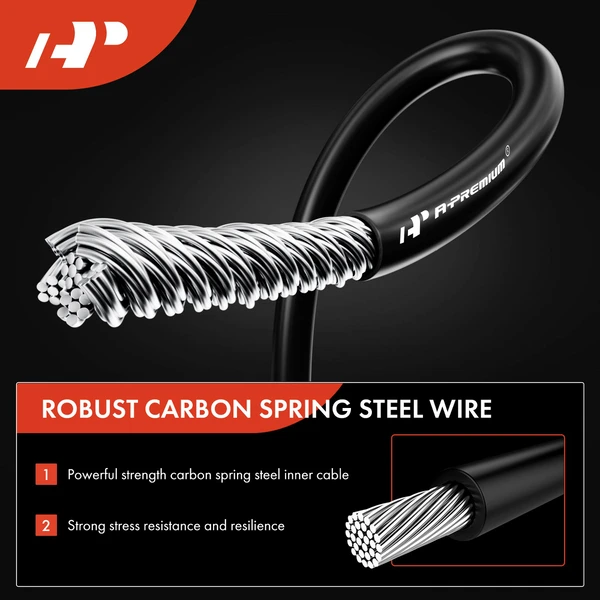 Intermediate Parking Brake Cable for Chevrolet Silverado 1500 GMC Sierra Envoy