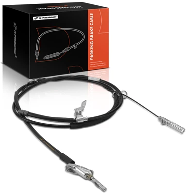 Rear Passenger Parking Brake Cable with Bracket