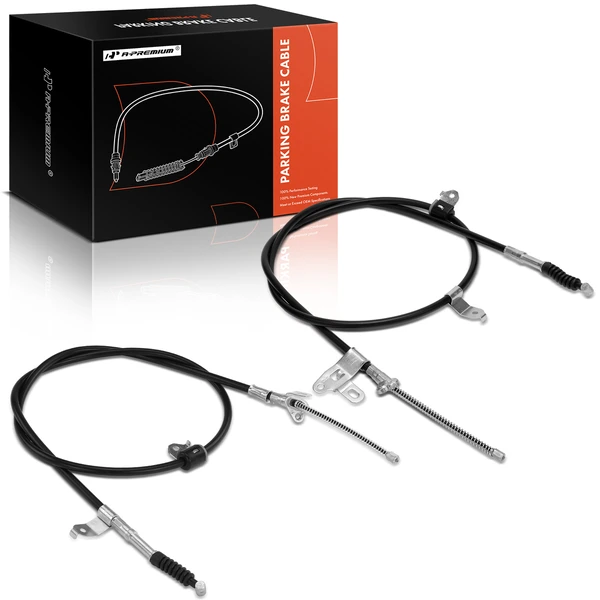 2 Pcs Rear Left & Right Parking Brake Cable for Toyota Corolla 2004-2007 L4 1.8L
