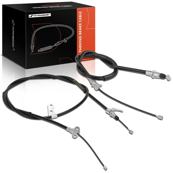 2 Pcs Rear Parking Brake Cable for 2003-2004 Nissan Xterra