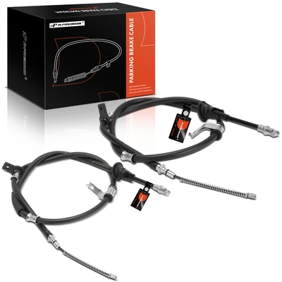 2 Pcs Rear Parking Brake Cable for 2003-2005 Hyundai Accent