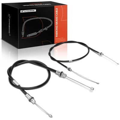 2 Pcs Rear Driver & Passenger Parking Brake Cable