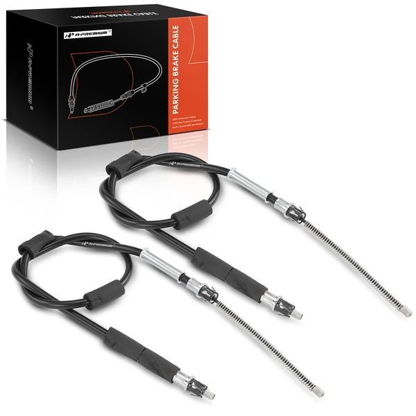 2 Pcs Rear Parking Brake Cable for 1997-2006 Jeep Wrangler