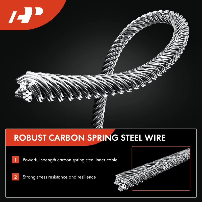 Intermediate Parking Brake Cable for Ford E-150 E-250 E-350 E-450 Super Duty